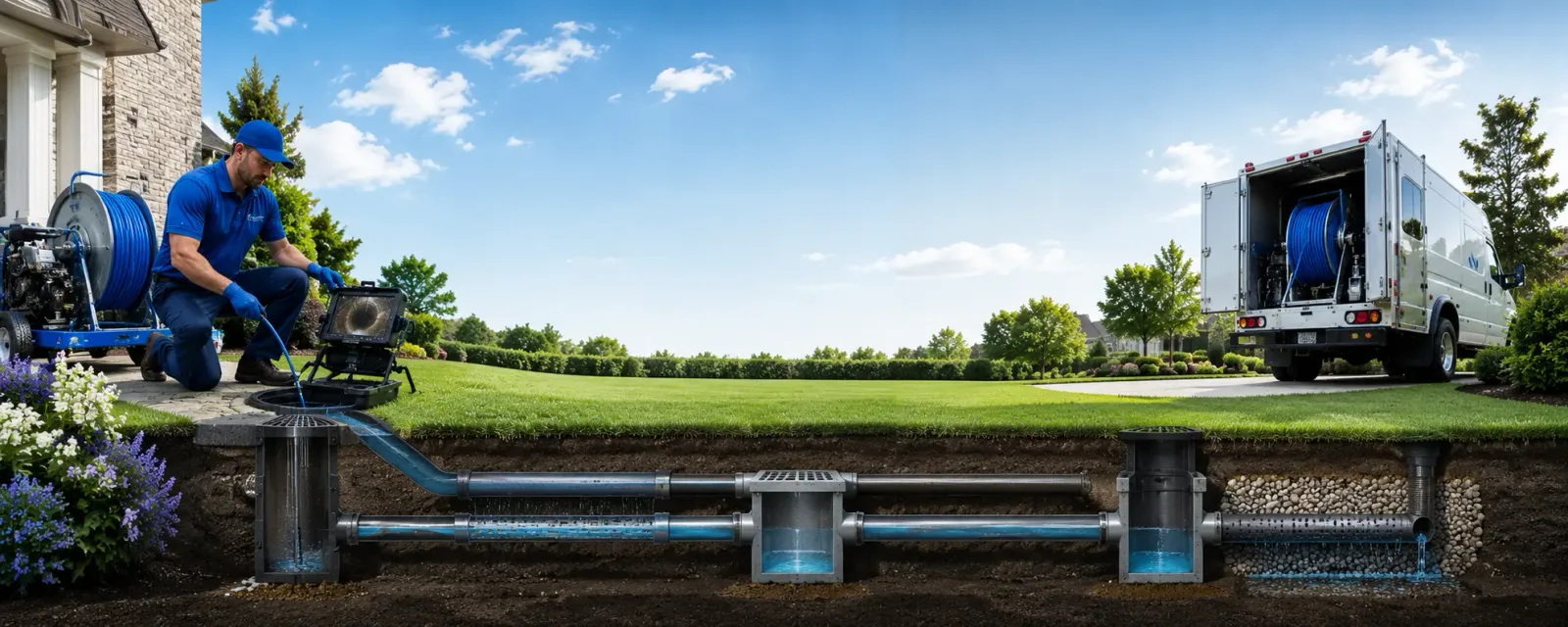 Outdoor drain cleaning information for Peninsula, OH